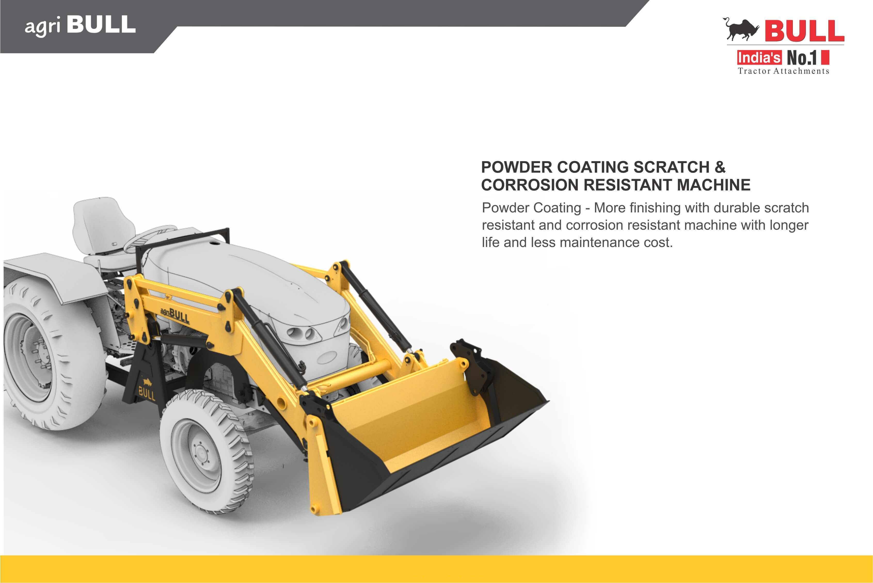 Agri BULL Powder Coated Frontend Loader